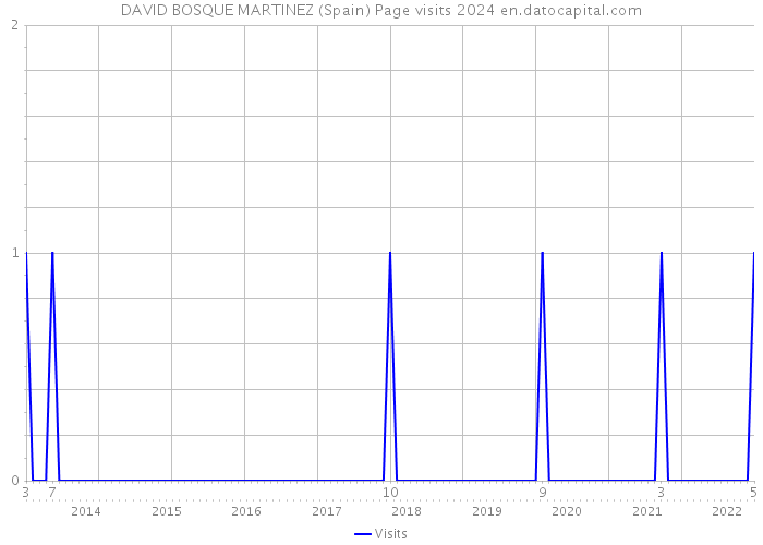 DAVID BOSQUE MARTINEZ (Spain) Page visits 2024 