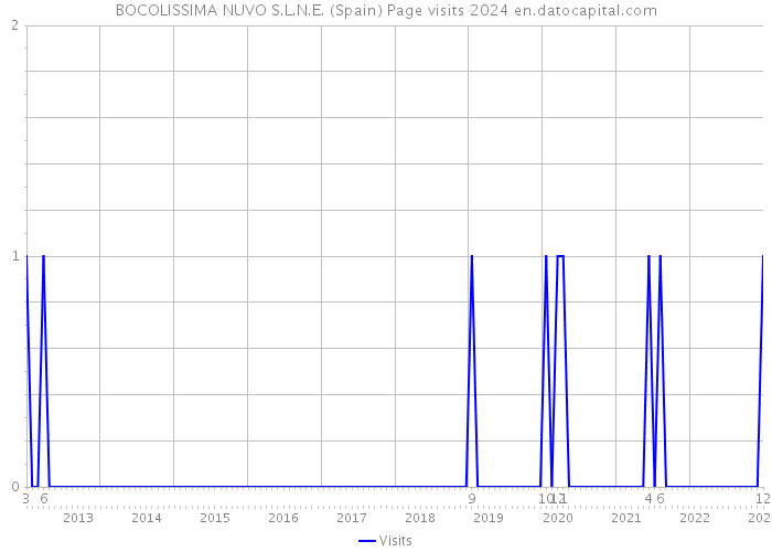 BOCOLISSIMA NUVO S.L.N.E. (Spain) Page visits 2024 