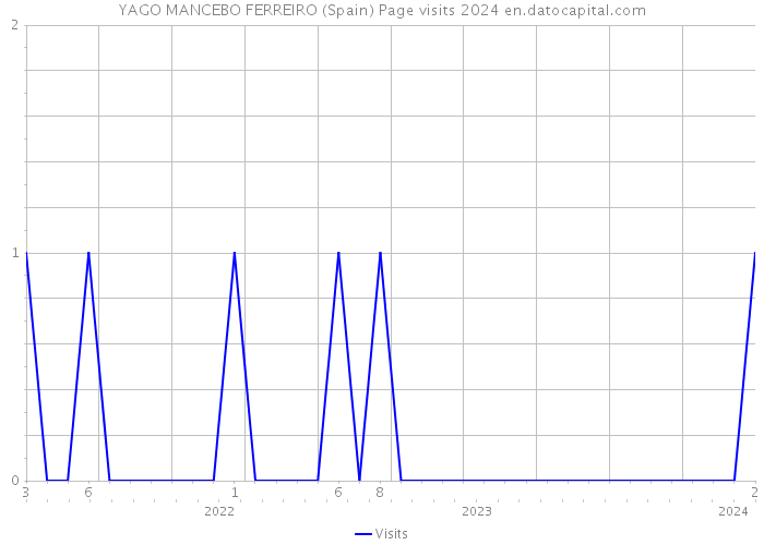 YAGO MANCEBO FERREIRO (Spain) Page visits 2024 