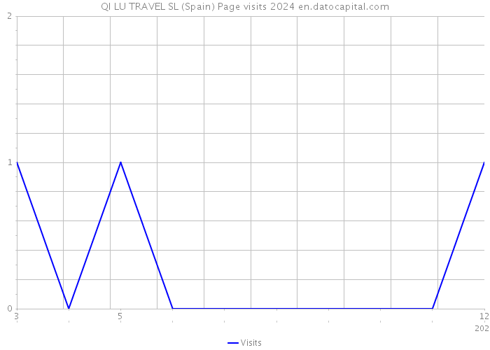 QI LU TRAVEL SL (Spain) Page visits 2024 