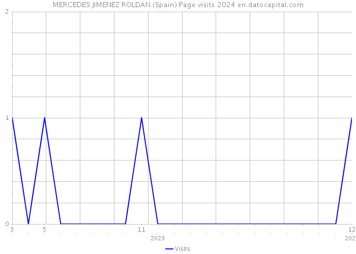 MERCEDES JIMENEZ ROLDAN (Spain) Page visits 2024 