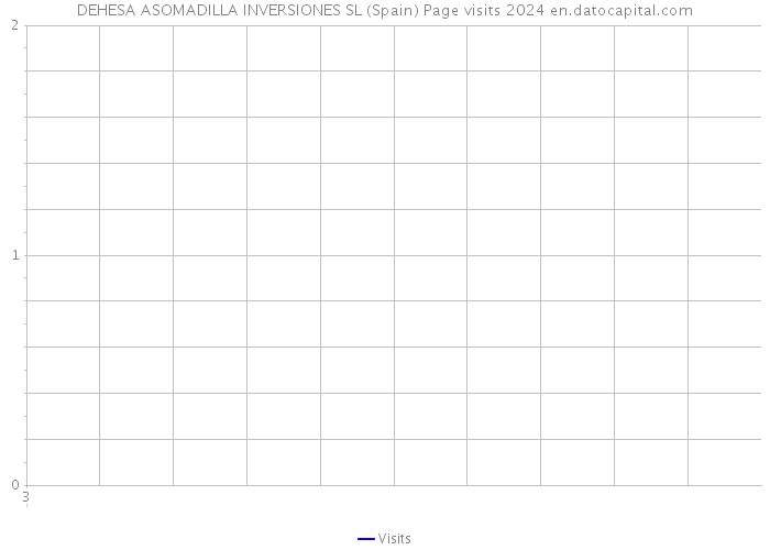 DEHESA ASOMADILLA INVERSIONES SL (Spain) Page visits 2024 