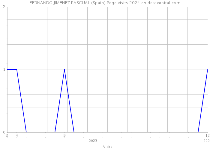 FERNANDO JIMENEZ PASCUAL (Spain) Page visits 2024 