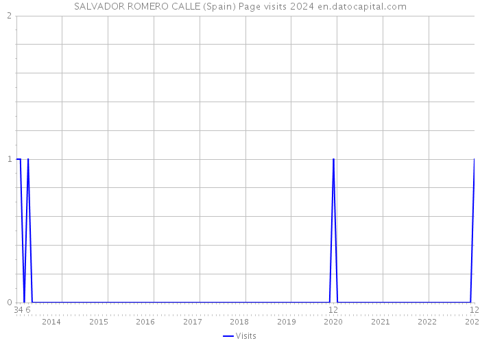 SALVADOR ROMERO CALLE (Spain) Page visits 2024 