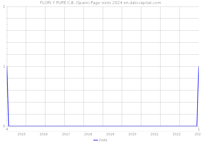 FLORI Y PUPE C.B. (Spain) Page visits 2024 