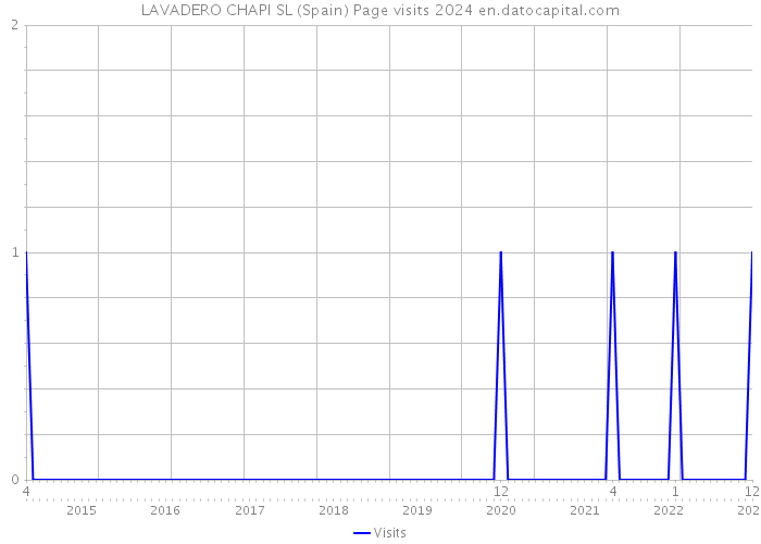 LAVADERO CHAPI SL (Spain) Page visits 2024 