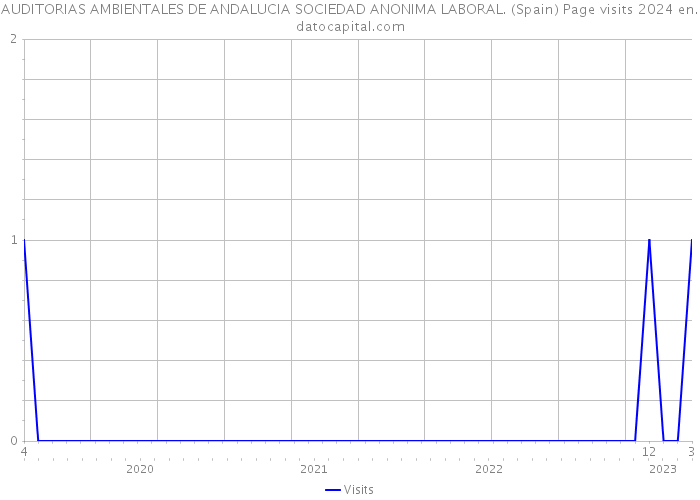 AUDITORIAS AMBIENTALES DE ANDALUCIA SOCIEDAD ANONIMA LABORAL. (Spain) Page visits 2024 
