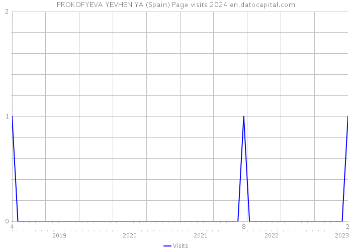 PROKOFYEVA YEVHENIYA (Spain) Page visits 2024 
