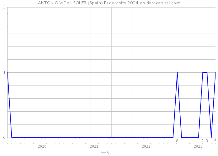 ANTONIO VIDAL SOLER (Spain) Page visits 2024 