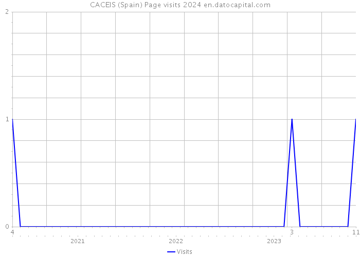 CACEIS (Spain) Page visits 2024 