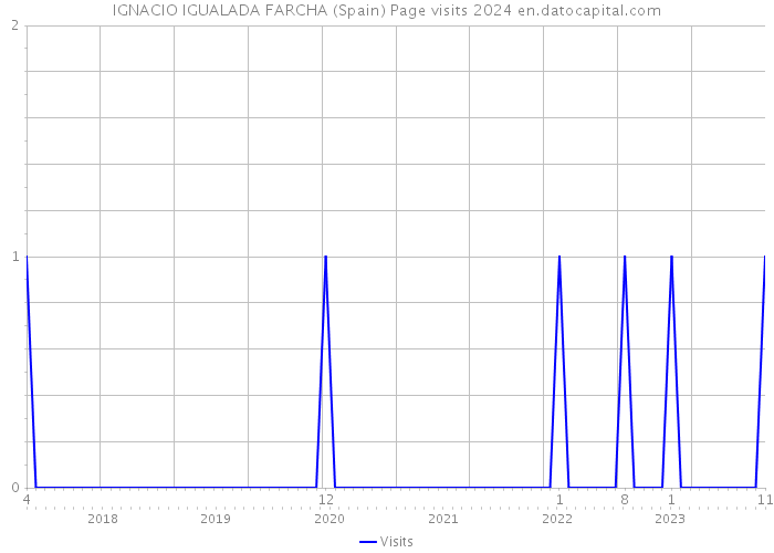 IGNACIO IGUALADA FARCHA (Spain) Page visits 2024 