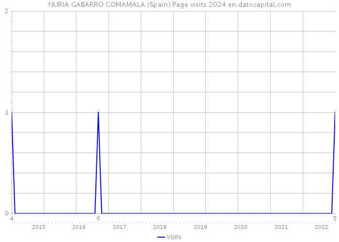 NURIA GABARRO COMAMALA (Spain) Page visits 2024 
