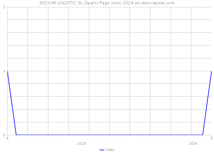 SOCIUM LOGISTIC SL (Spain) Page visits 2024 