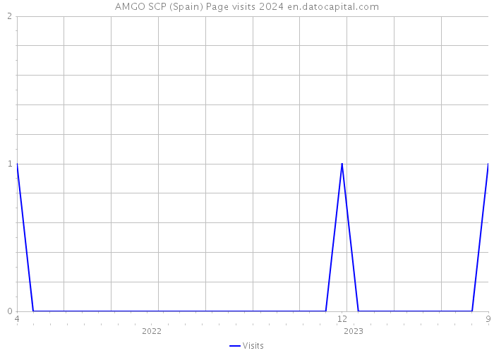 AMGO SCP (Spain) Page visits 2024 
