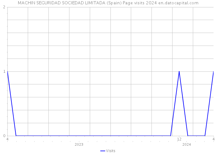 MACHIN SEGURIDAD SOCIEDAD LIMITADA (Spain) Page visits 2024 