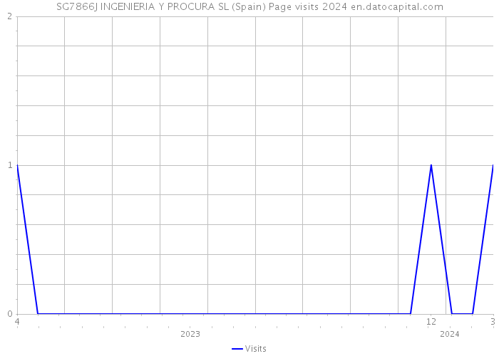 SG7866J INGENIERIA Y PROCURA SL (Spain) Page visits 2024 