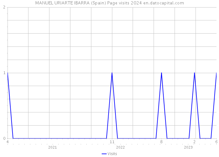 MANUEL URIARTE IBARRA (Spain) Page visits 2024 