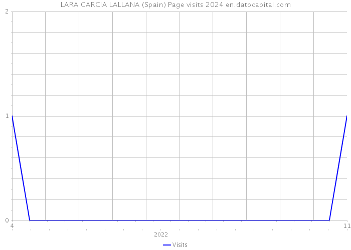 LARA GARCIA LALLANA (Spain) Page visits 2024 