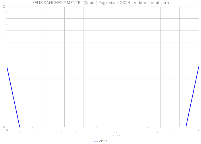 FELIX SANCHEZ PIMENTEL (Spain) Page visits 2024 