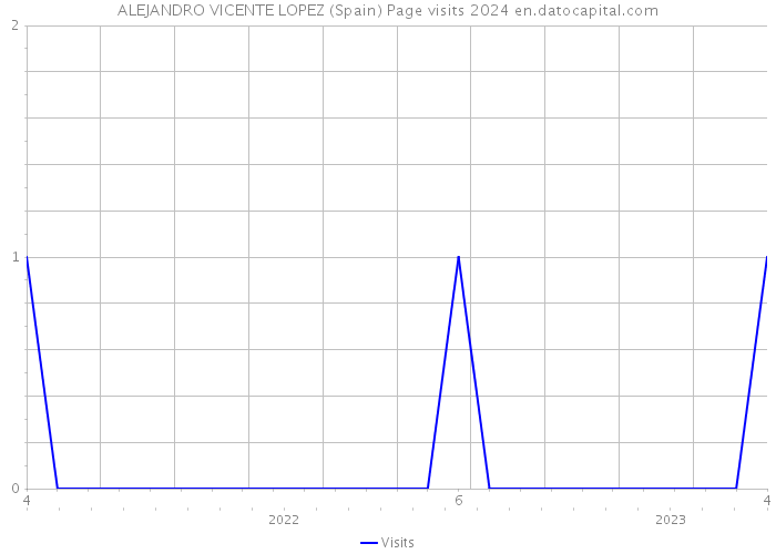 ALEJANDRO VICENTE LOPEZ (Spain) Page visits 2024 