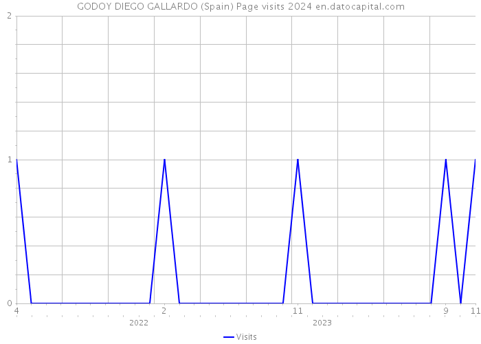 GODOY DIEGO GALLARDO (Spain) Page visits 2024 