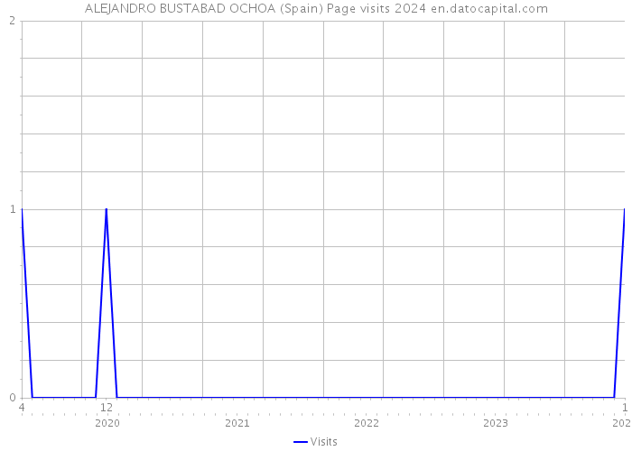 ALEJANDRO BUSTABAD OCHOA (Spain) Page visits 2024 
