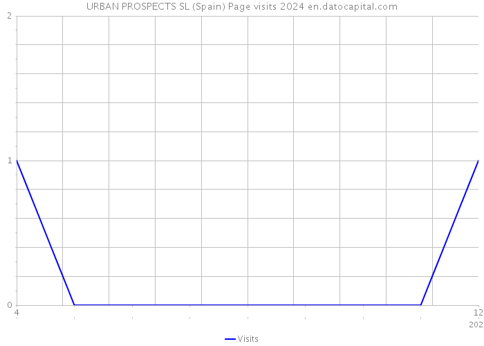 URBAN PROSPECTS SL (Spain) Page visits 2024 