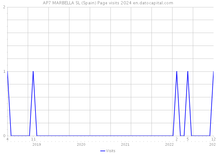 AP7 MARBELLA SL (Spain) Page visits 2024 