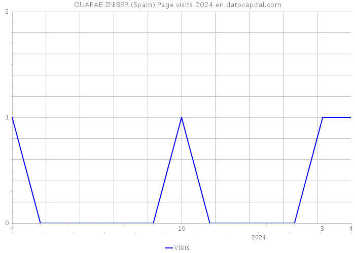 OUAFAE ZNIBER (Spain) Page visits 2024 