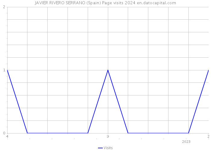 JAVIER RIVERO SERRANO (Spain) Page visits 2024 
