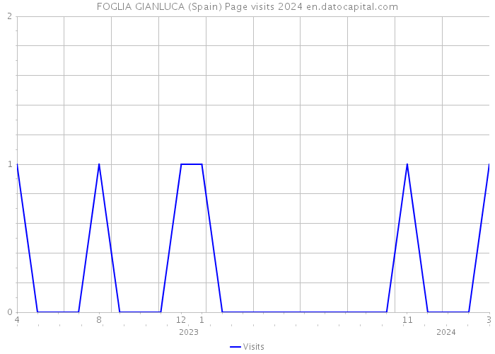 FOGLIA GIANLUCA (Spain) Page visits 2024 