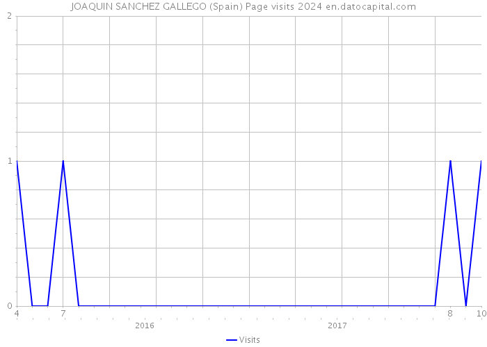 JOAQUIN SANCHEZ GALLEGO (Spain) Page visits 2024 