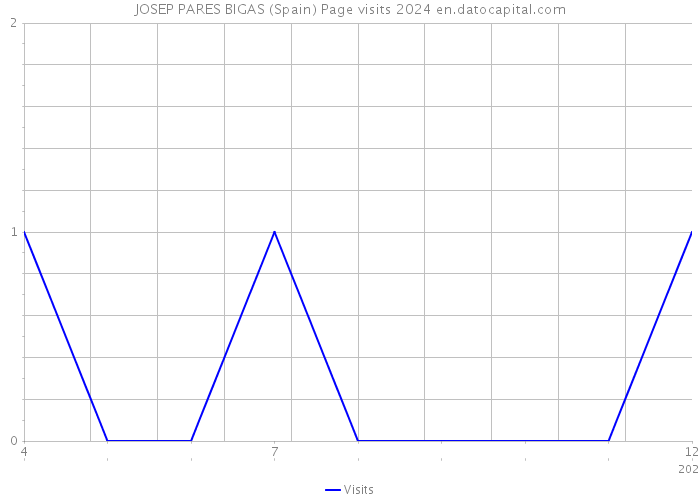 JOSEP PARES BIGAS (Spain) Page visits 2024 