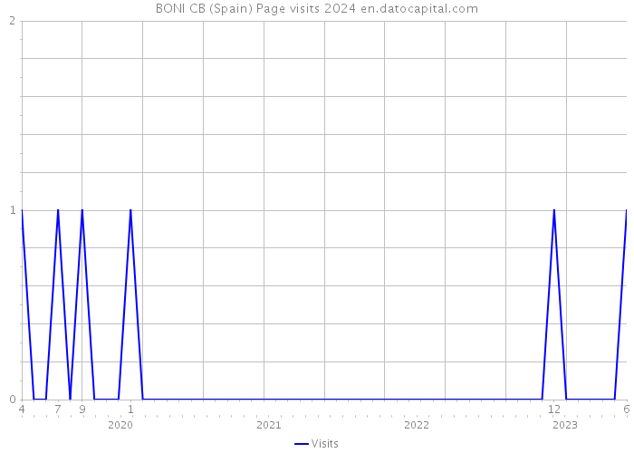 BONI CB (Spain) Page visits 2024 
