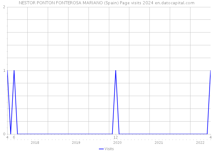 NESTOR PONTON FONTEROSA MARIANO (Spain) Page visits 2024 