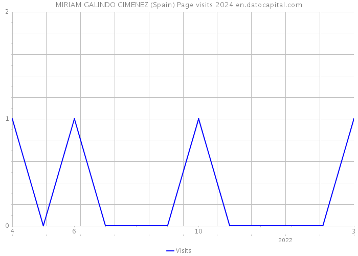MIRIAM GALINDO GIMENEZ (Spain) Page visits 2024 
