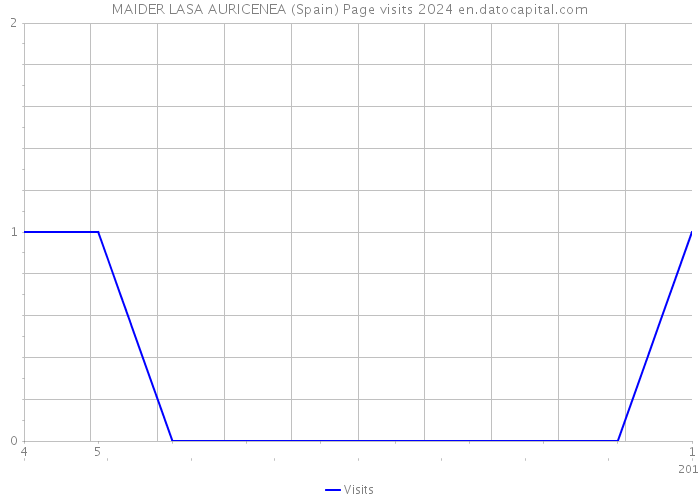 MAIDER LASA AURICENEA (Spain) Page visits 2024 
