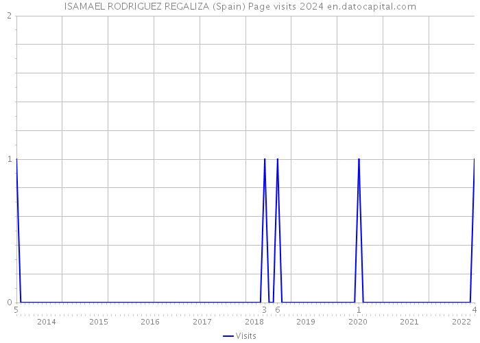 ISAMAEL RODRIGUEZ REGALIZA (Spain) Page visits 2024 