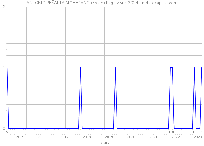 ANTONIO PEÑALTA MOHEDANO (Spain) Page visits 2024 