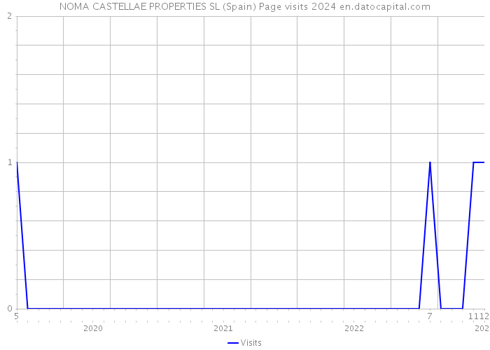 NOMA CASTELLAE PROPERTIES SL (Spain) Page visits 2024 