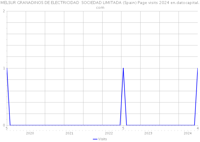 MELSUR GRANADINOS DE ELECTRICIDAD SOCIEDAD LIMITADA (Spain) Page visits 2024 