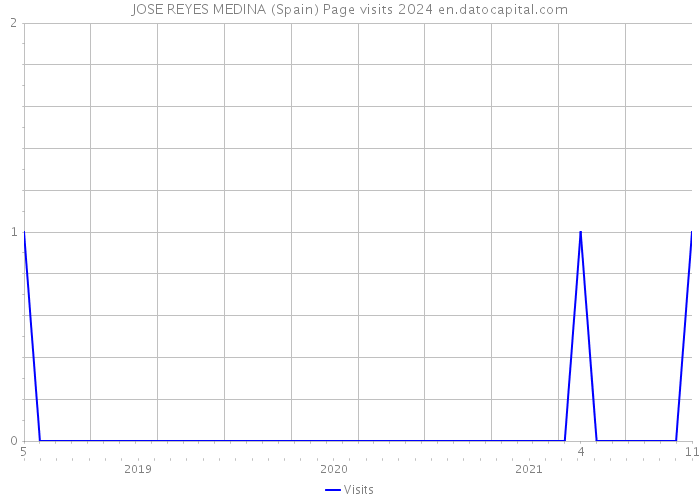 JOSE REYES MEDINA (Spain) Page visits 2024 