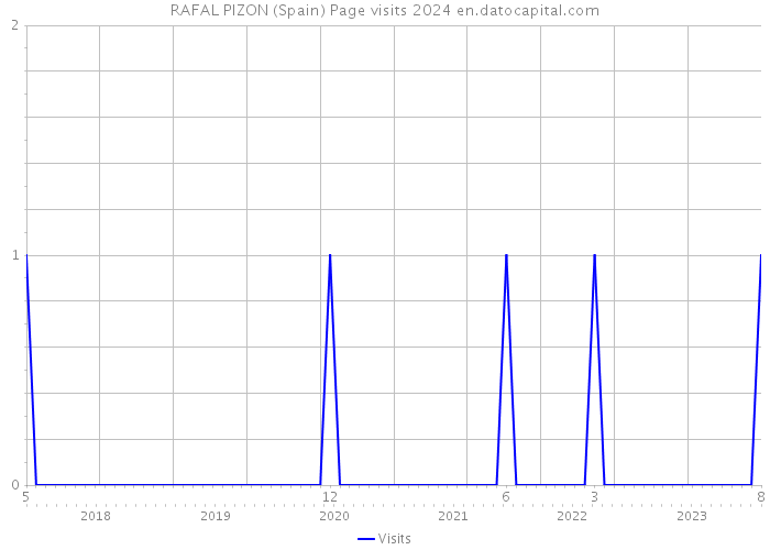 RAFAL PIZON (Spain) Page visits 2024 