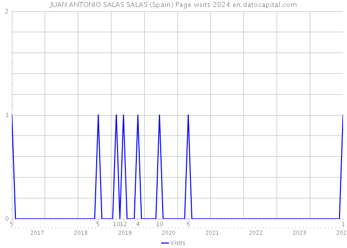 JUAN ANTONIO SALAS SALAS (Spain) Page visits 2024 