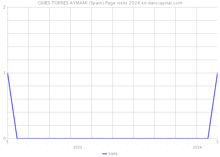GINES TORRES AYMAMI (Spain) Page visits 2024 