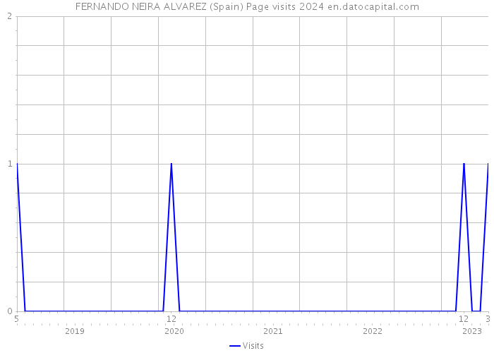 FERNANDO NEIRA ALVAREZ (Spain) Page visits 2024 