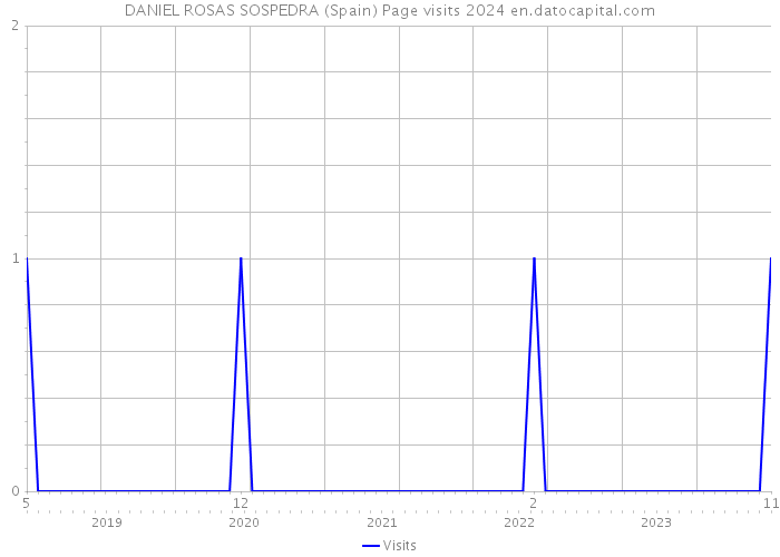 DANIEL ROSAS SOSPEDRA (Spain) Page visits 2024 
