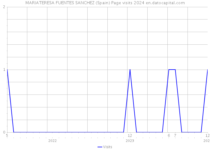 MARIATERESA FUENTES SANCHEZ (Spain) Page visits 2024 
