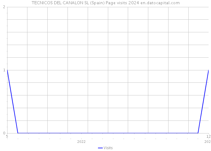 TECNICOS DEL CANALON SL (Spain) Page visits 2024 