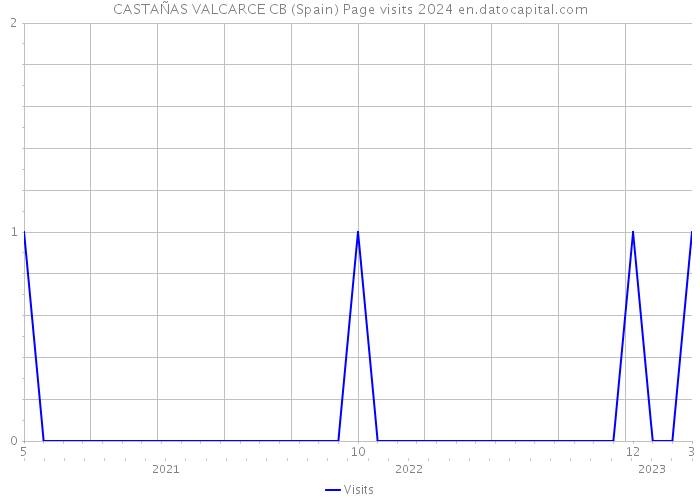 CASTAÑAS VALCARCE CB (Spain) Page visits 2024 